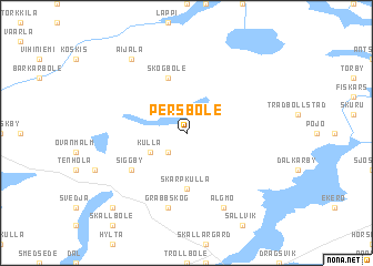 map of Persböle