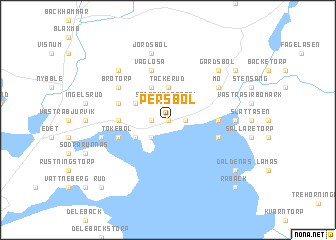 map of Persbol