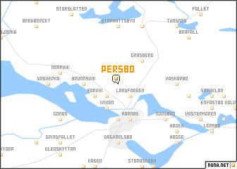 map of Persbo
