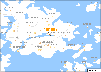 map of Persby