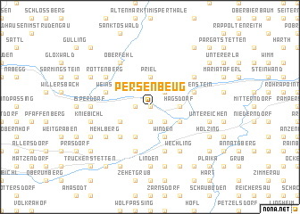 map of Persenbeug