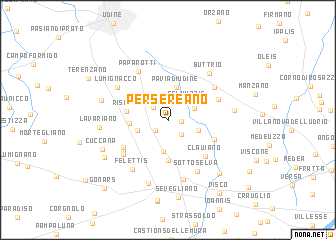 map of Persereano