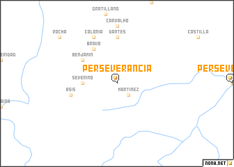 map of Perseverancia