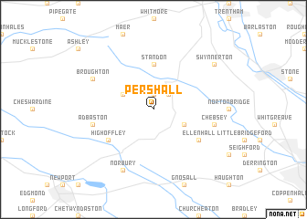 map of Pershall