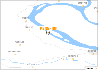 map of Pershina