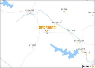 map of Pershing