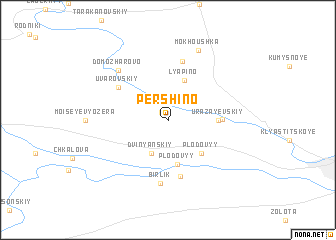 map of Pershino