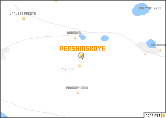 map of Pershinskoye
