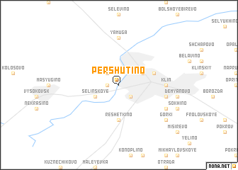 map of Pershutino