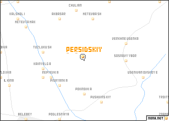 map of Persidskiy