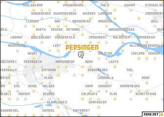 map of Persingen