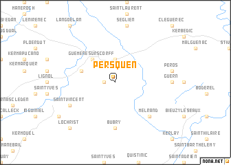 map of Persquen