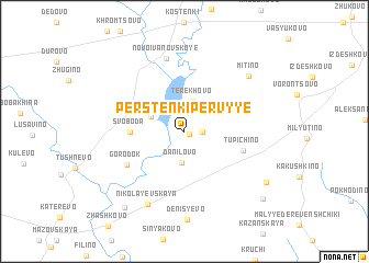 map of Perstenki Pervyye