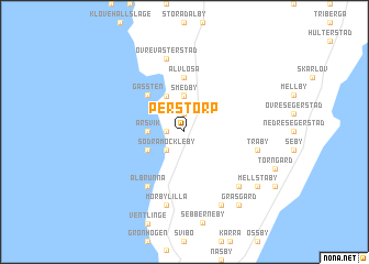 map of Perstorp