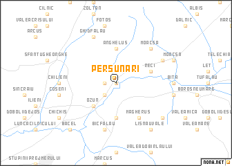 map of Perşunari