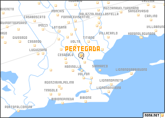 map of Pertegada