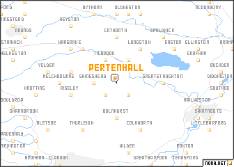 map of Pertenhall