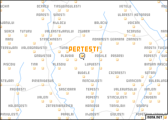 map of Perteşti