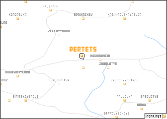 map of Pertets