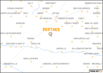 map of Perthes