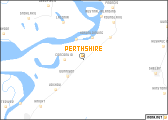 map of Perthshire