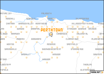 map of Perth Town