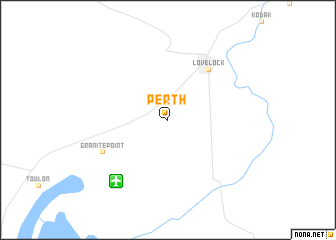 map of Perth