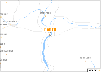 map of Perth