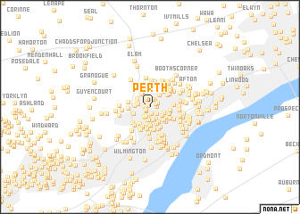 map of Perth