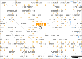 map of Perth