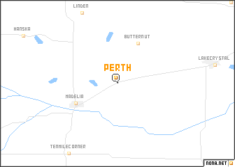 map of Perth