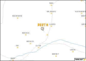 map of Perth