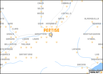 map of Pertise