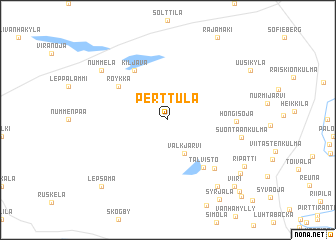 map of Perttula