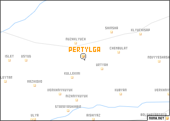 map of Pertylga