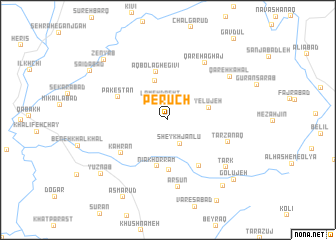 map of Perūch