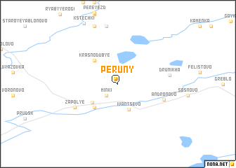 map of Peruny