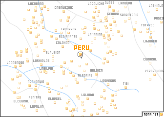 map of Perú