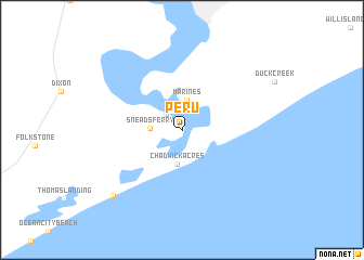 map of Peru