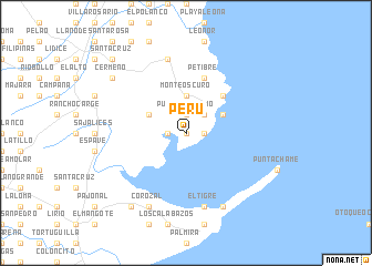 map of Perú