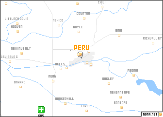 map of Peru