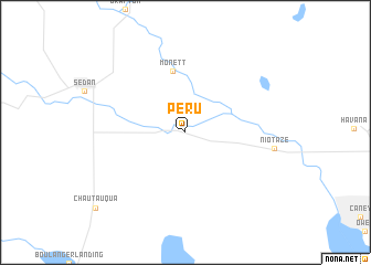 map of Peru