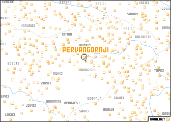 map of Pervan Gornji