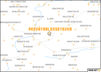 map of Pervaya Alekseyevka