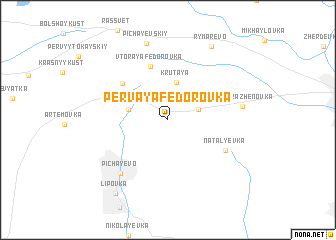 map of Pervaya Fëdorovka