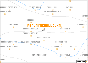 map of Pervaya Kirillovka