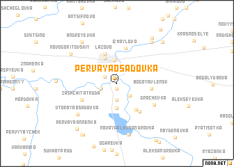 map of Pervaya Osadovka