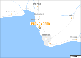 map of Pervaya Pad\