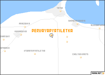 map of Pervaya Pyatiletka