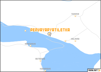 map of Pervaya Pyatiletka